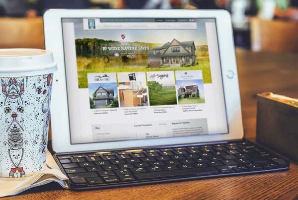 Homes by Avi, Business Website Redevelopment by Raymond Spidla - Business Website Home Page, Tablet View