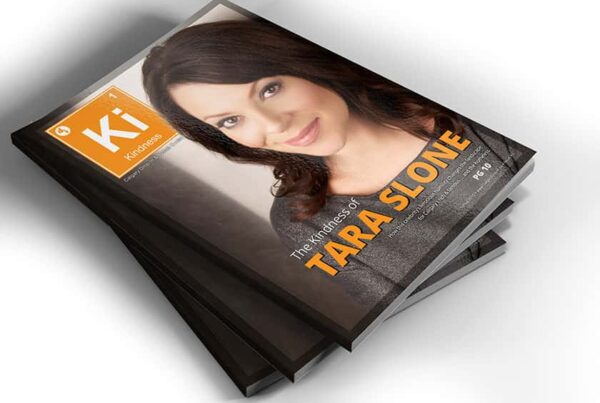 Kindness Magazine, Quarterly Newsletter Redesign - Magazine Cover