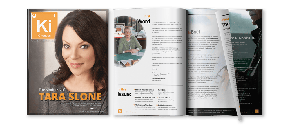 Kindness Magazine, Quarterly Newsletter Redesign by Raymond Spidla